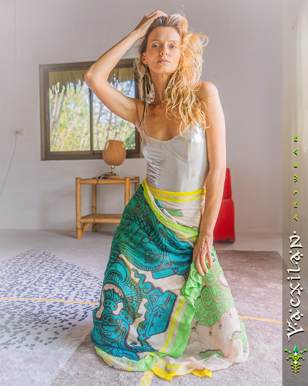 Scarf / Pareo Bamboo - JADEMAYANS SUNSET