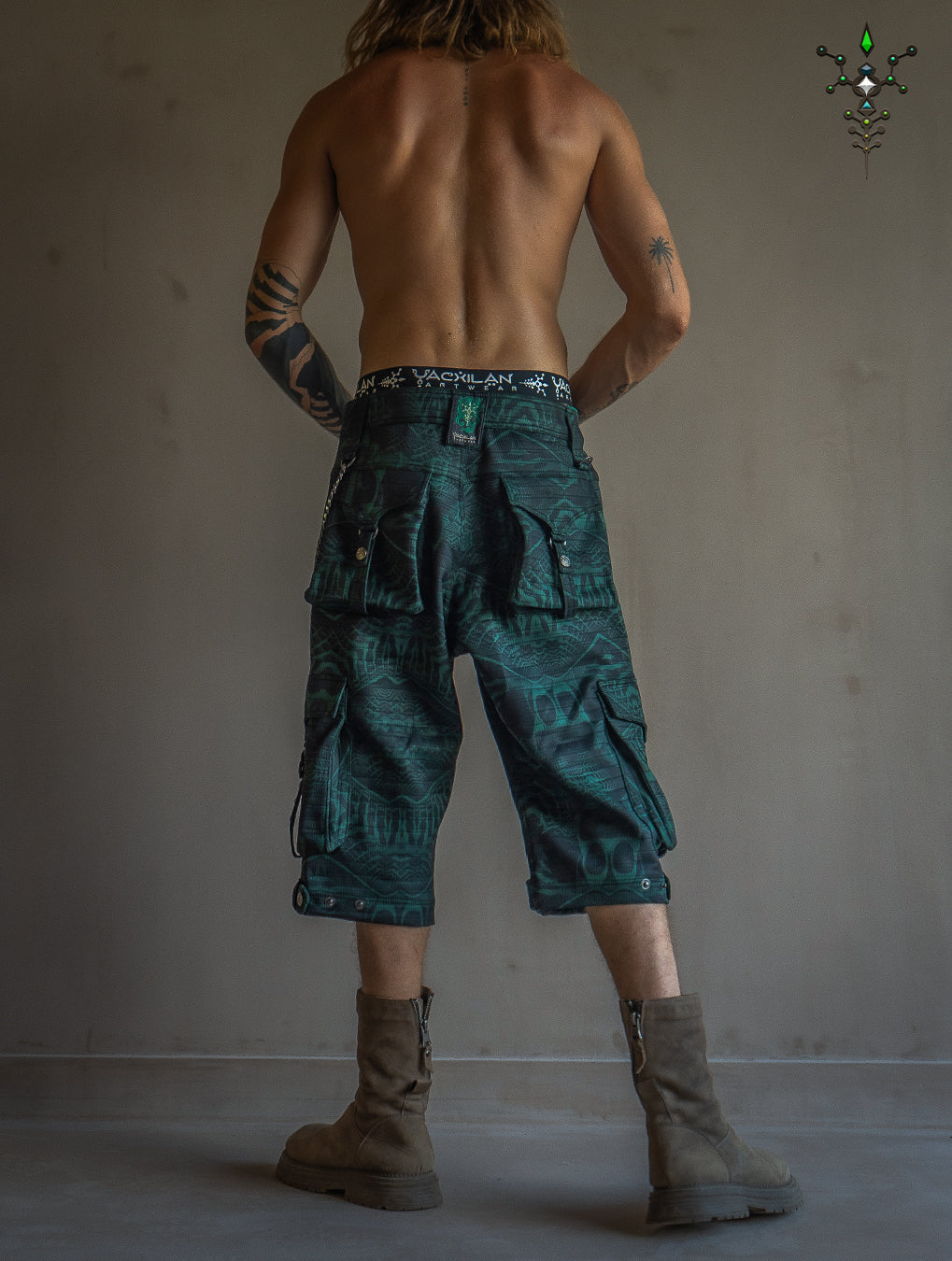 Corsaire Men / Punk Baggy Pockets High Tech - Forest SANDOKAN
