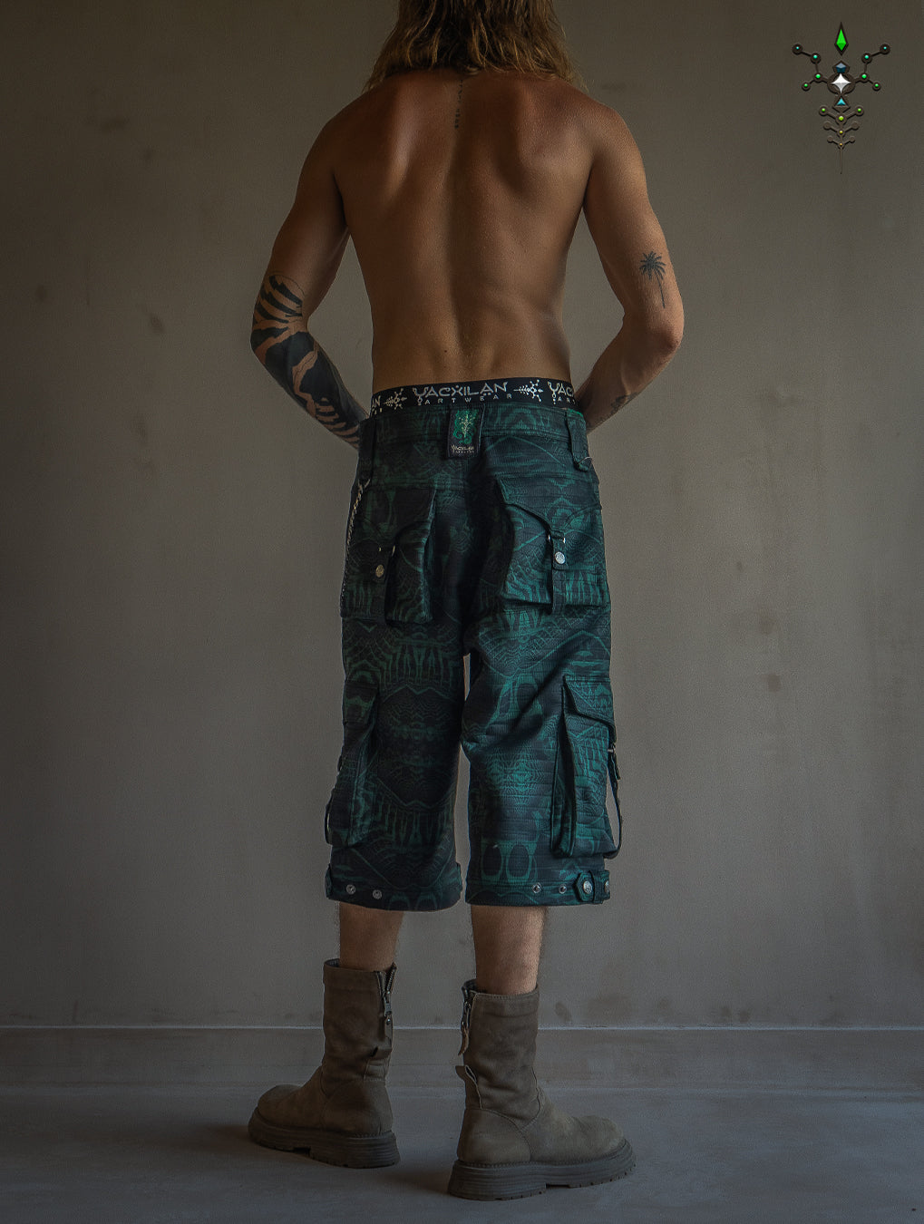 Corsaire Men / Punk Baggy Pockets High Tech - Forest SANDOKAN