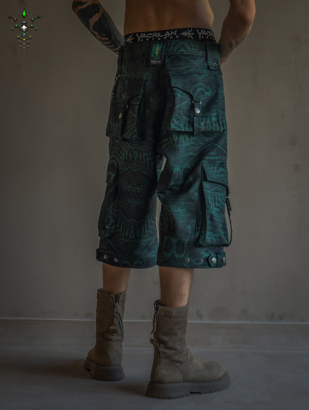 Corsaire Men / Punk Baggy Pockets High Tech - Forest SANDOKAN