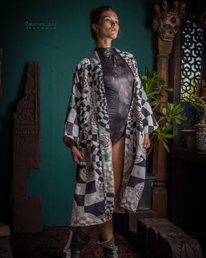 Japanese Kimono Long / Hemp Jaquard - MATZOKIO
