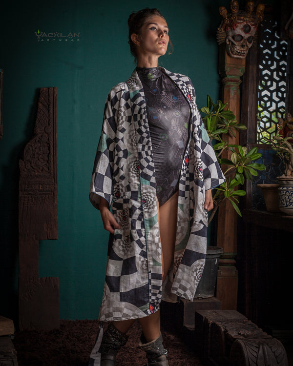 Japanese Kimono Long / Hemp Jaquard - MATZOKIO