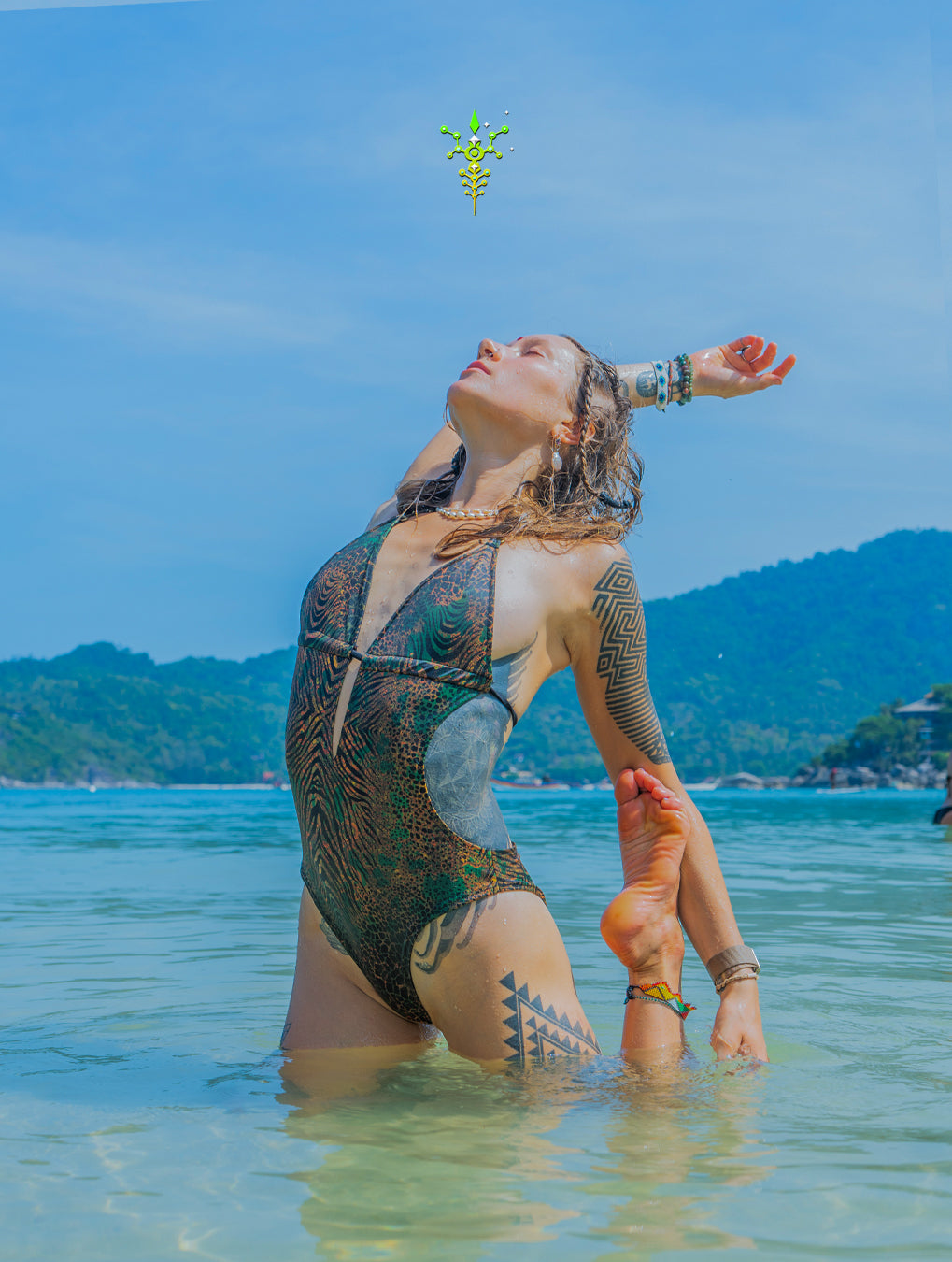 Swimsuit Manakini / Licra - ATLANTHEON Tigre