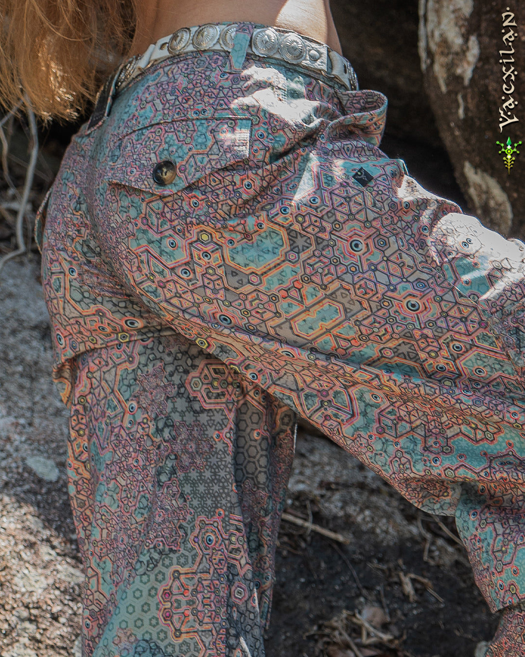 Pants Woman / Baggy Pockets Japanese Stretchy - ATLANTHEON White ARAKIS