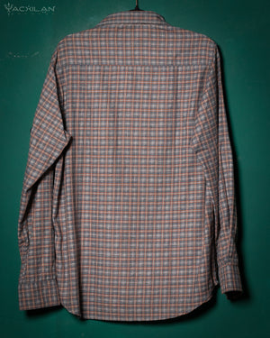 Shirt Men Long Sleeves / Cotton Lumberjack Tartan - GINGHAM GREY
