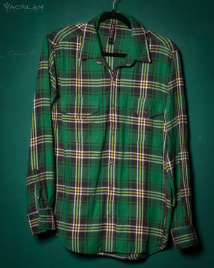 Shirt Men Long Sleeves / Cotton Lumberjack Tartan - IRISH FOREST