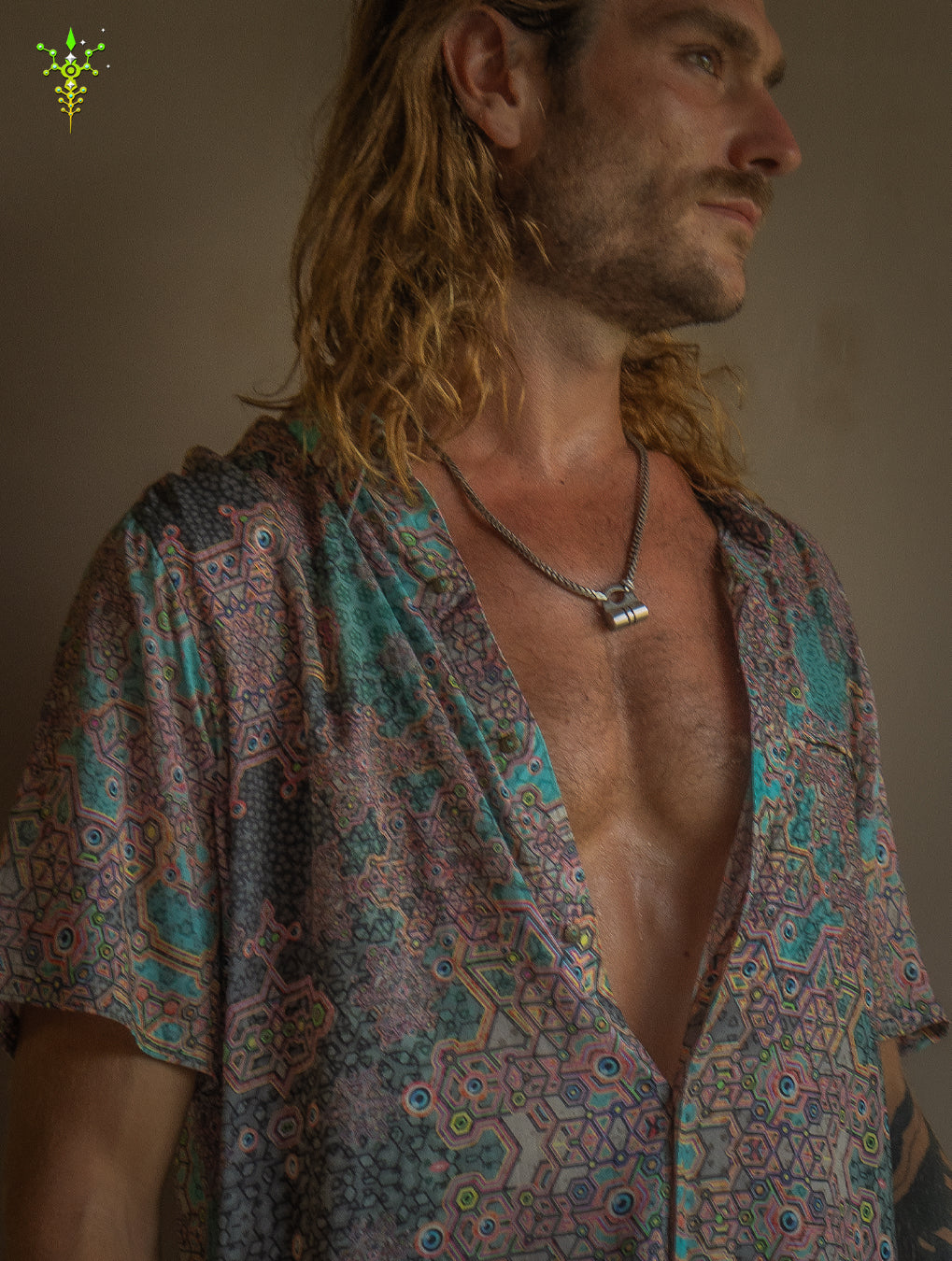 Shirt Men Half Sleeves / Bamboo - ATLANTHEON White ARAKIS