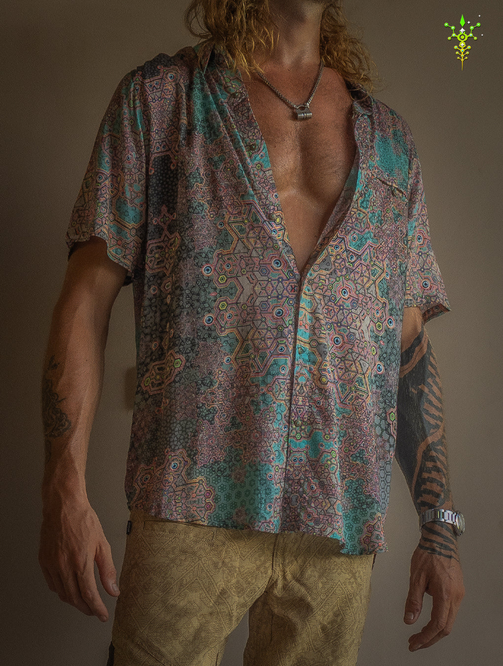 Shirt Men Half Sleeves / Bamboo - ATLANTHEON White ARAKIS