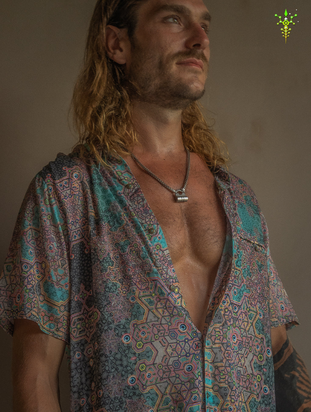 Shirt Men Half Sleeves / Bamboo - ATLANTHEON White ARAKIS