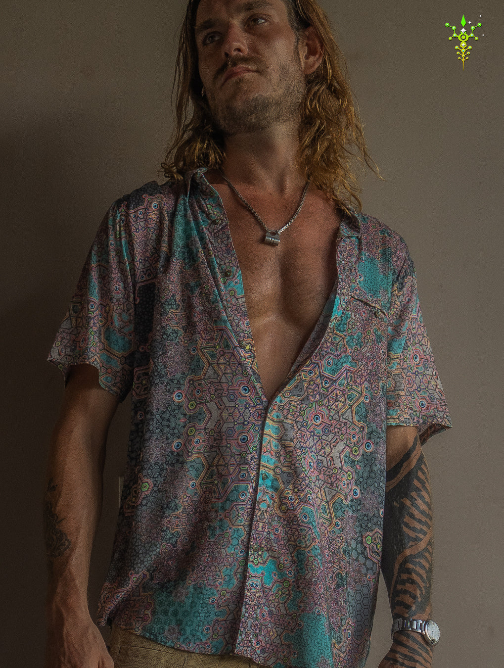 Shirt Men Half Sleeves / Bamboo - ATLANTHEON White ARAKIS