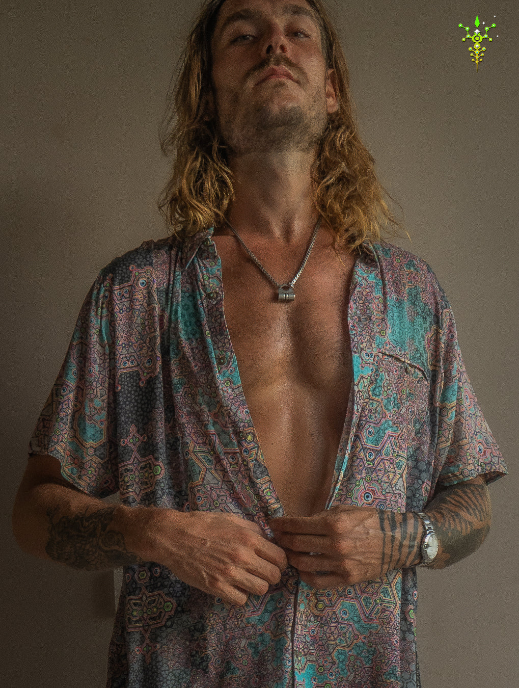 Shirt Men Half Sleeves / Bamboo - ATLANTHEON White ARAKIS