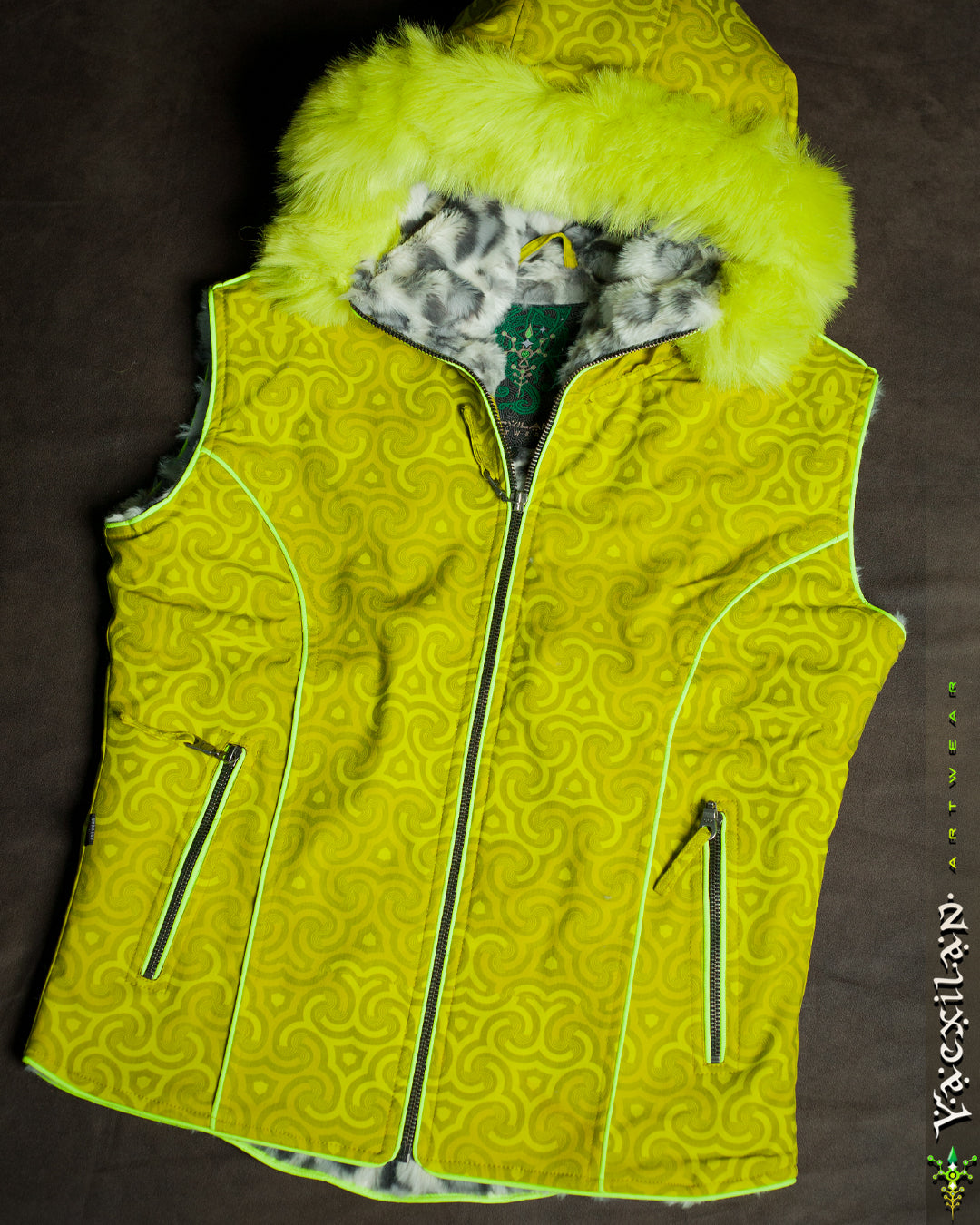 Hooded Sleeveless Jacket Woman / Waterproof - Sunshine TRIHEX