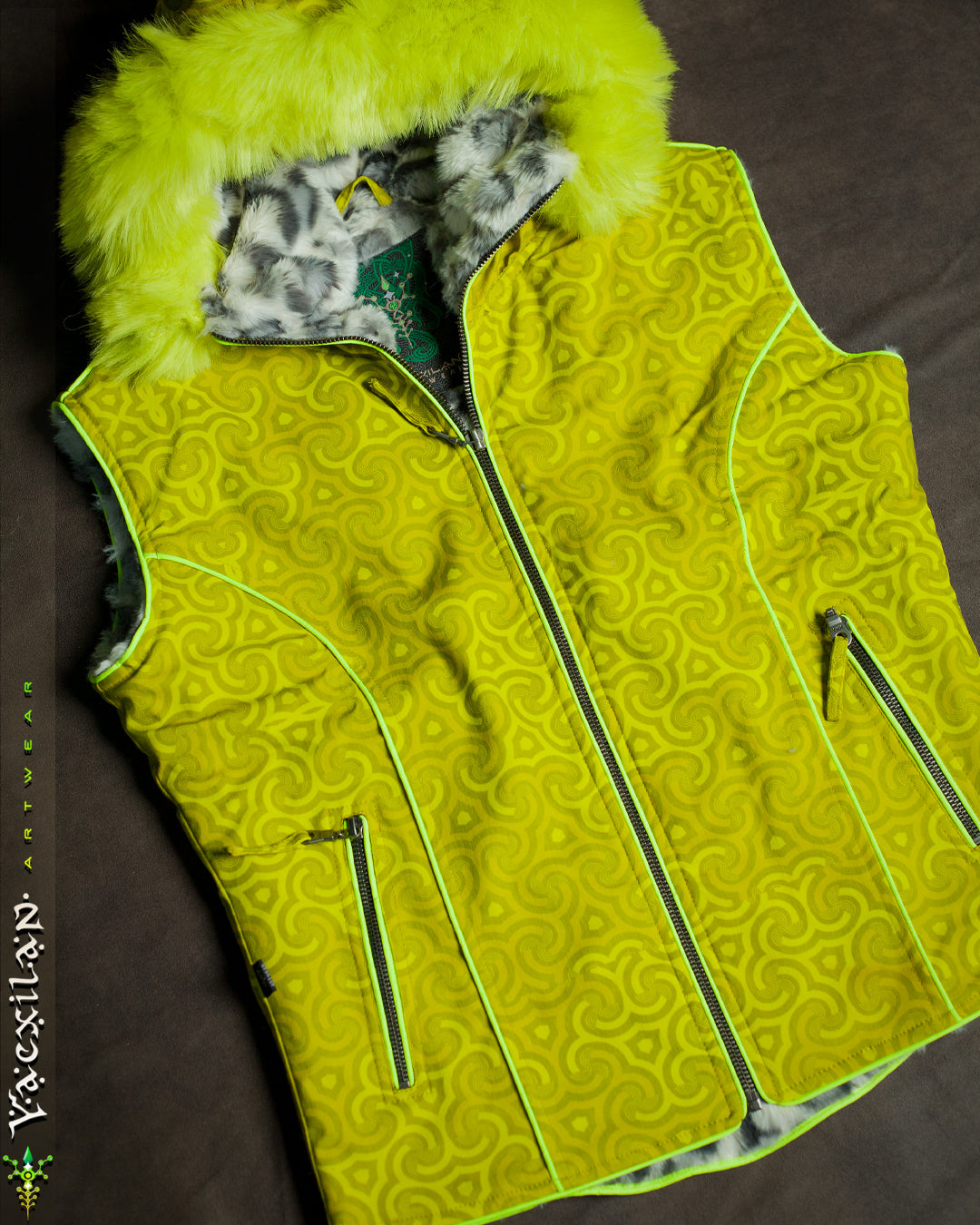 Hooded Sleeveless Jacket Woman / Waterproof - Sunshine TRIHEX
