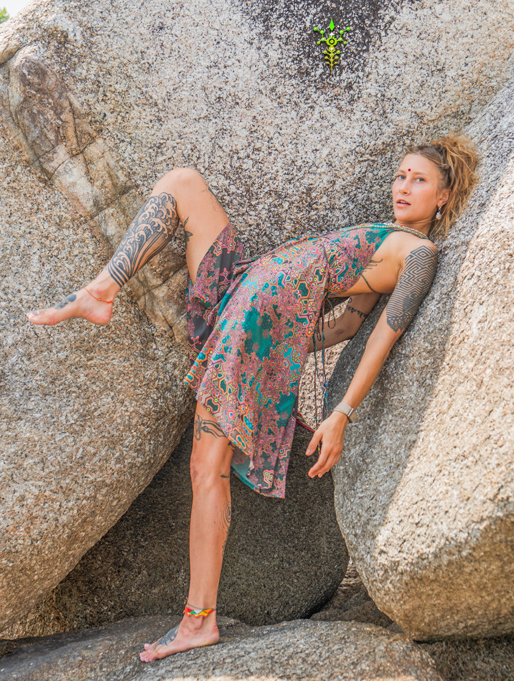 Midi Dress Triangle / Bamboo - ATLANTHEON