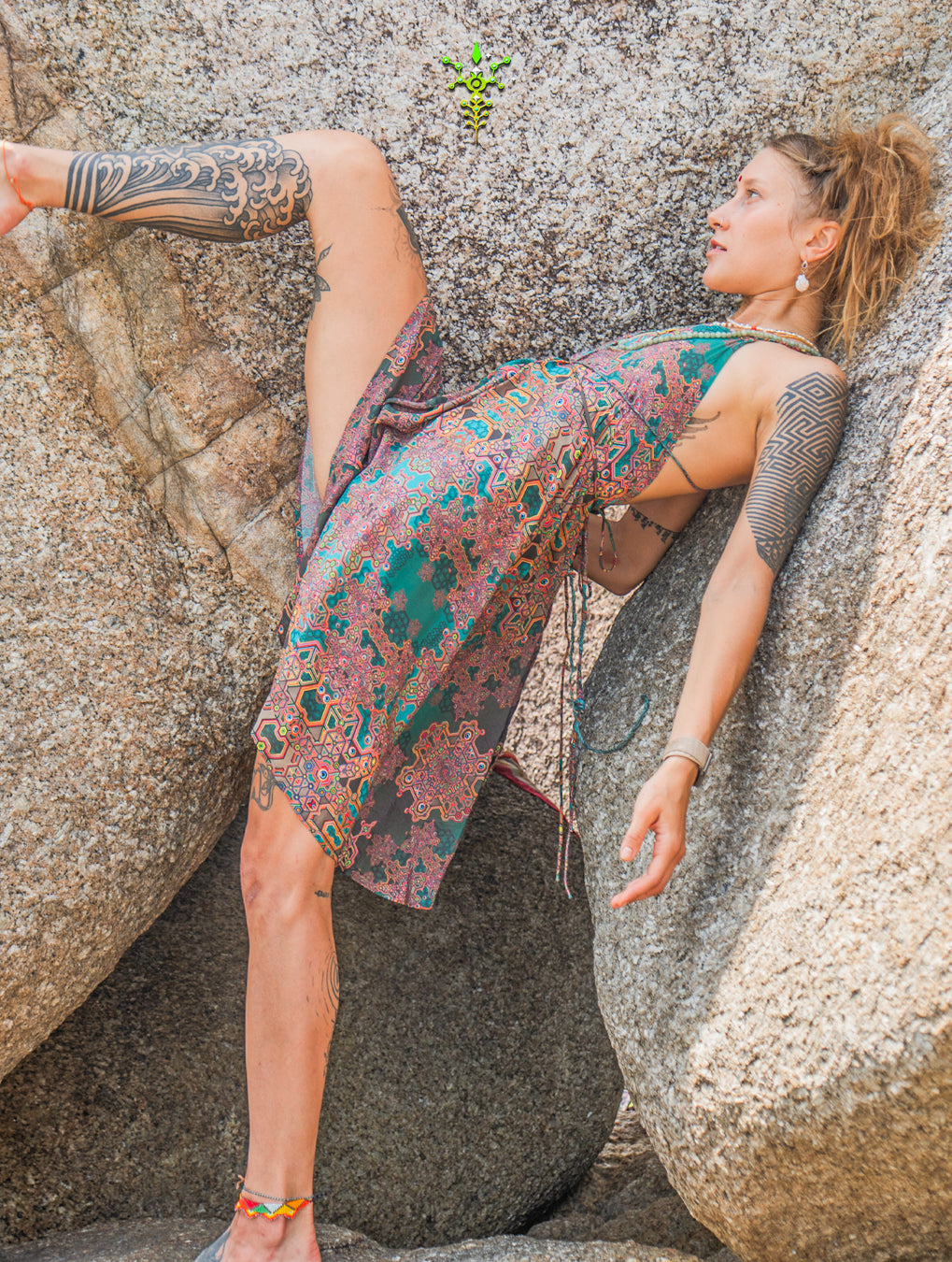 Midi Dress Triangle / Bamboo - ATLANTHEON