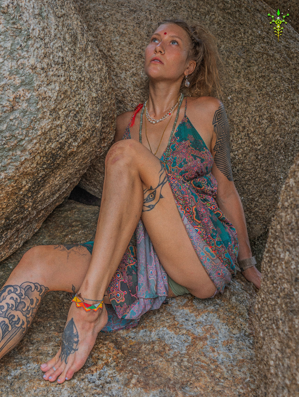 Midi Dress Triangle / Bamboo - ATLANTHEON