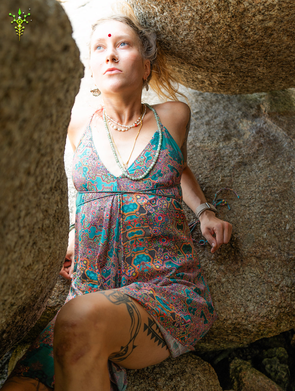Midi Dress Triangle / Bamboo - ATLANTHEON