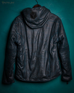 Jacket Men / Fake Leather Snake - Bottlegreen TRIPIBO