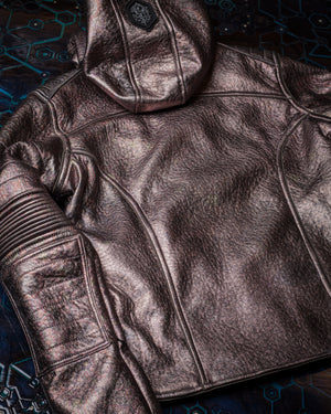 Jacket Woman / Fake Leather Silver Surfer - Copper PSYCHEDELIKA