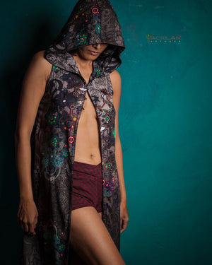 Hooded Long Dress Woman / Viscose - VENADO BLANCO