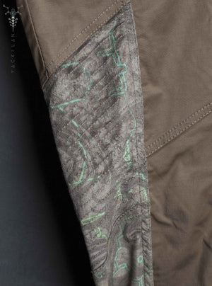 Pants Men ENKI Desertstorm / Cotton Fake leather patch - BALIWASKA