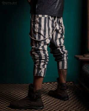 Pants Men Pirate / Thick Linen Printed - CIRKUS FREAK