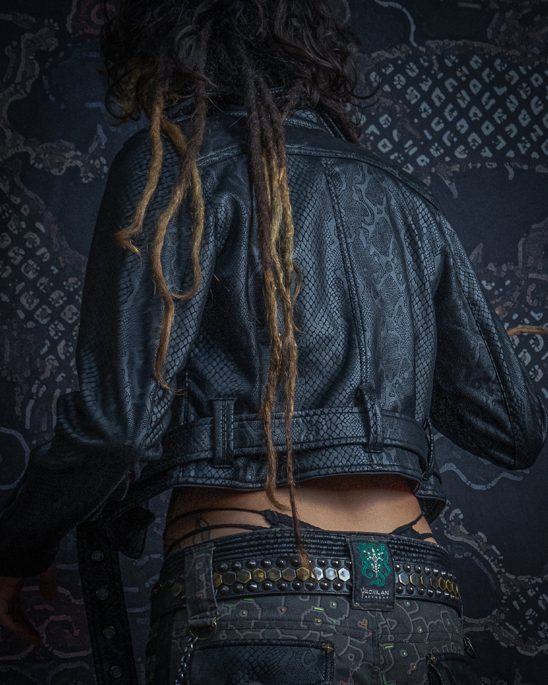 Mini Perfecto Jacket / Fake Leather - Black BOA