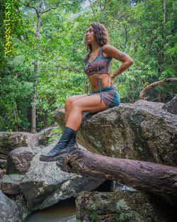 Woman Combo Boho Mini Skirt / Knits - ATLANTIS