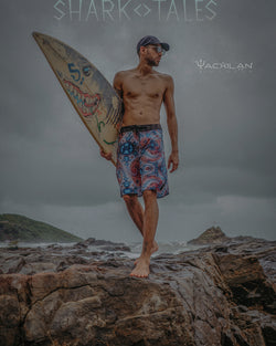 Boardshort Men / Fast Dry - OZAKI 8 Yacxilan Artwear