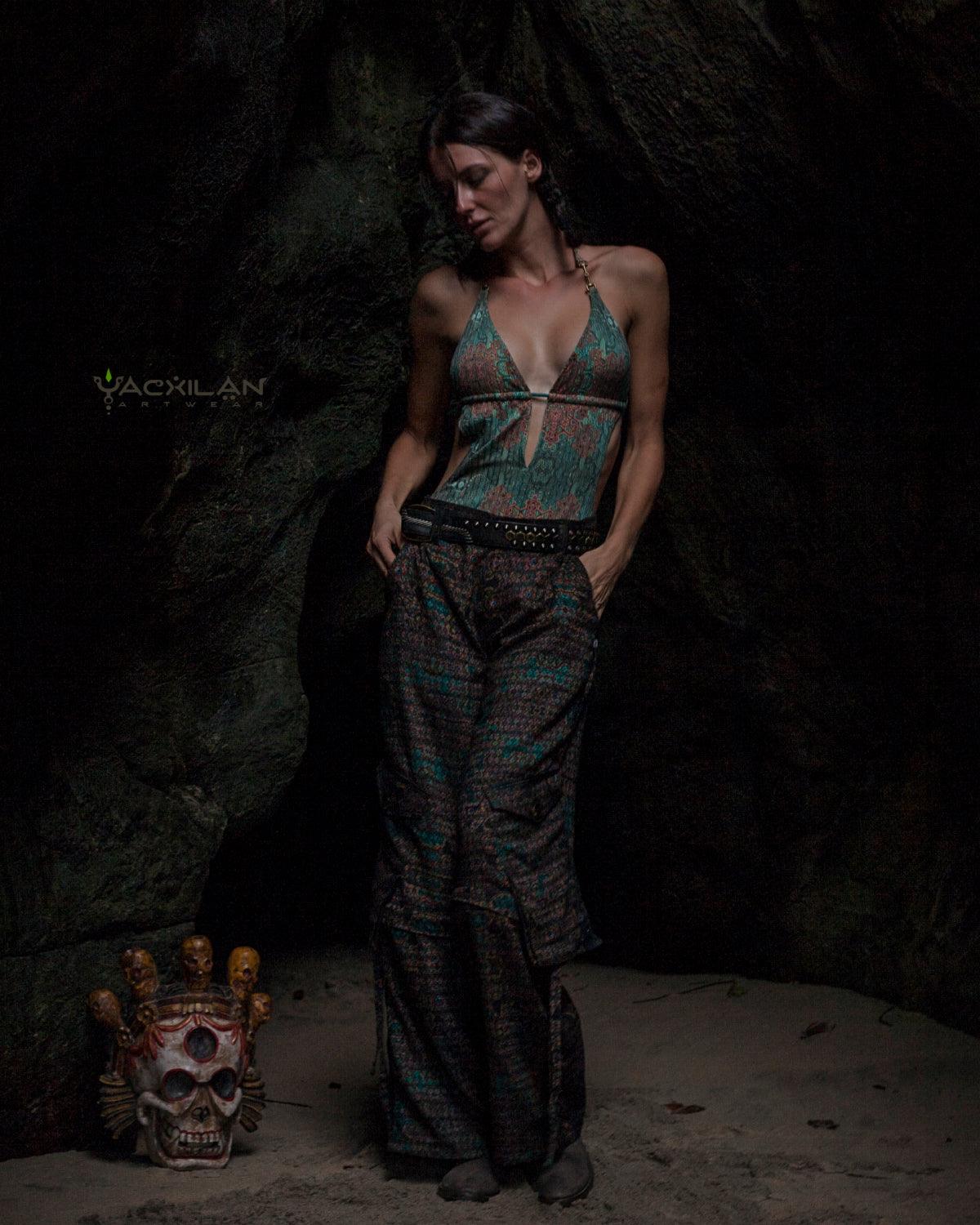 Baggy Pants Woman - Checkers ATLANTHEON - Yacxilan Artwear