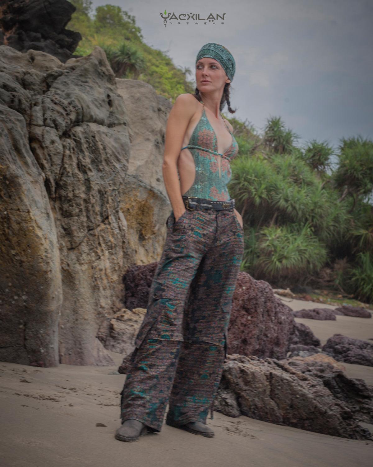 Baggy Pants Woman - Checkers ATLANTHEON - Yacxilan Artwear