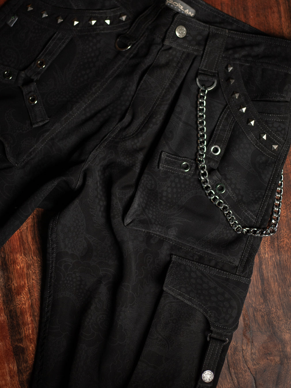 Corsaire Men / Punk Baggy Pockets Super Black Indonesian - DRAGONS