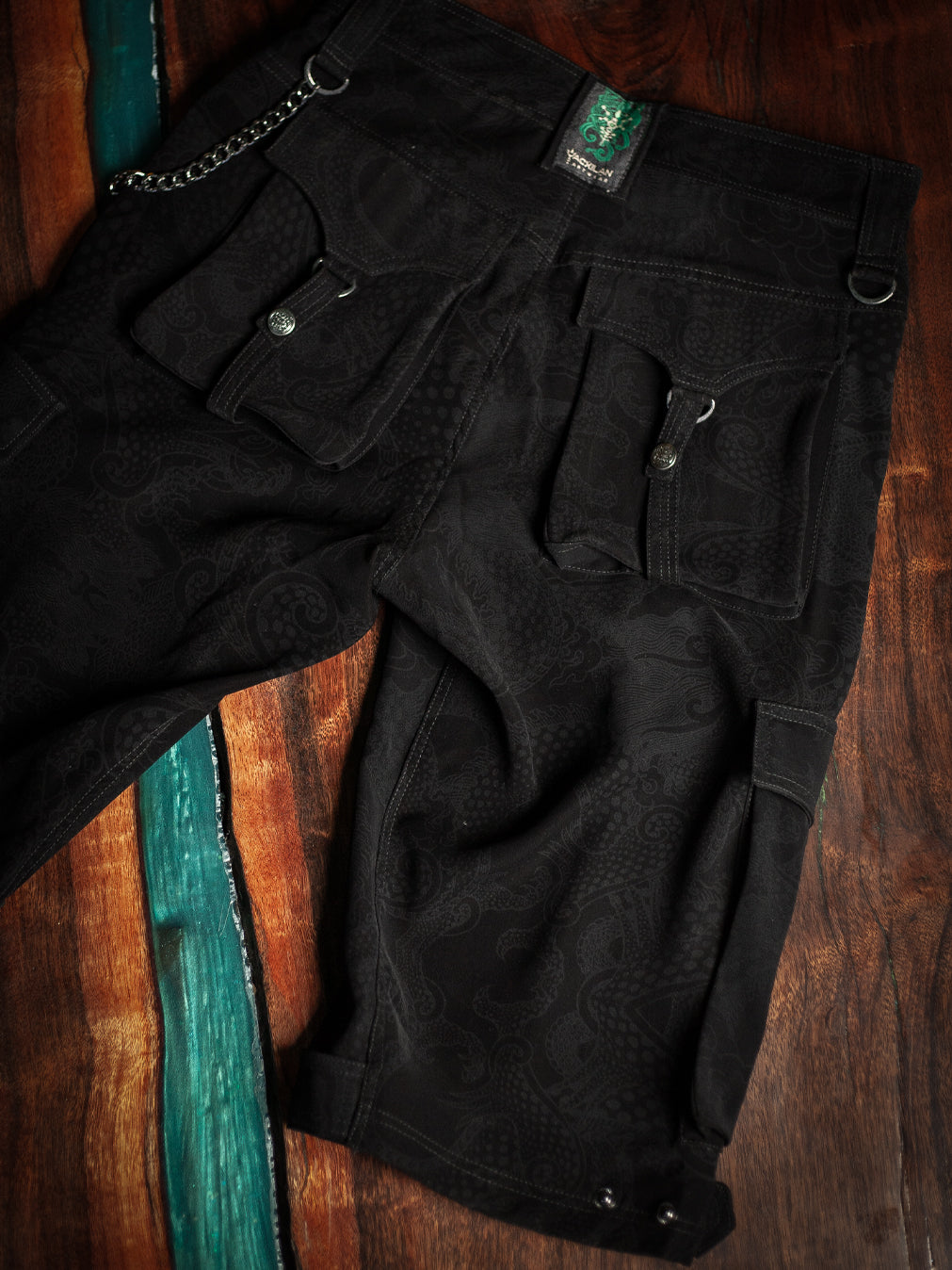 Corsaire Men / Punk Baggy Pockets Super Black Indonesian - DRAGONS