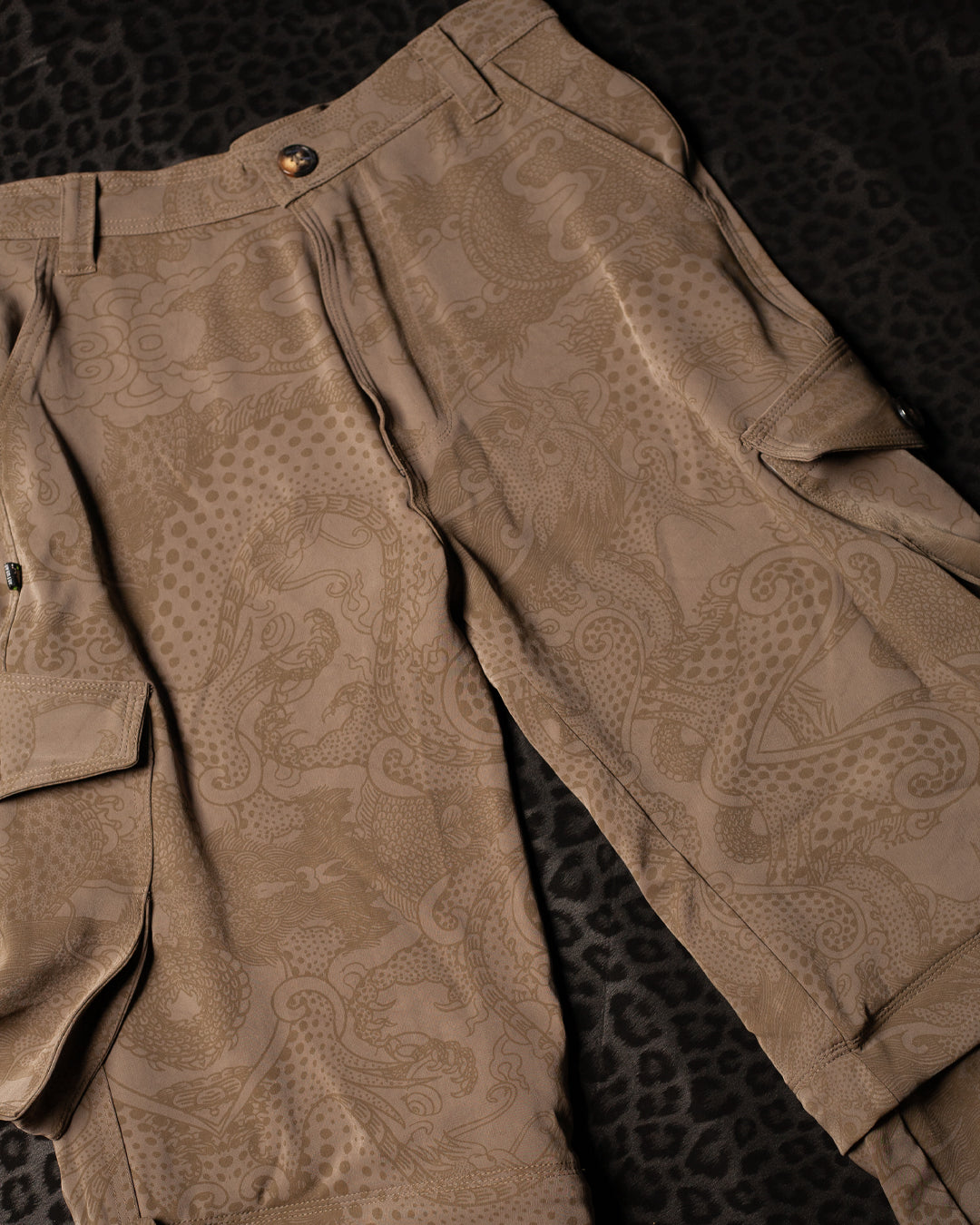 Pants Woman / Baggy Pockets Cupro - Earth Ash DRAGONS