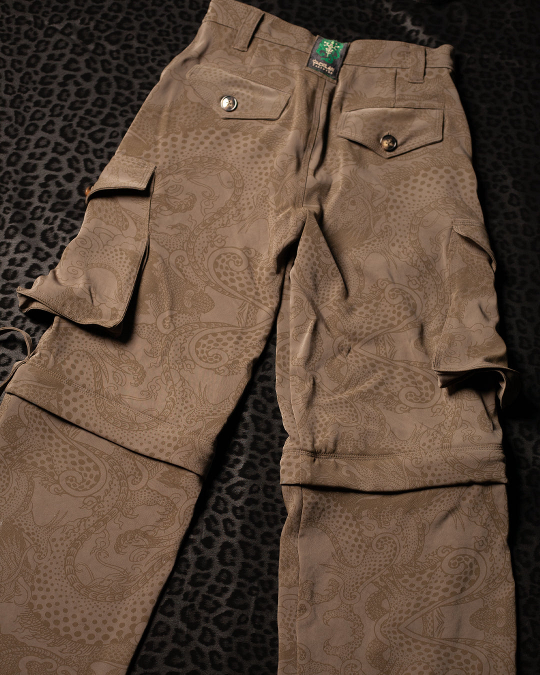 Pants Woman / Baggy Pockets Cupro - Earth Ash DRAGONS