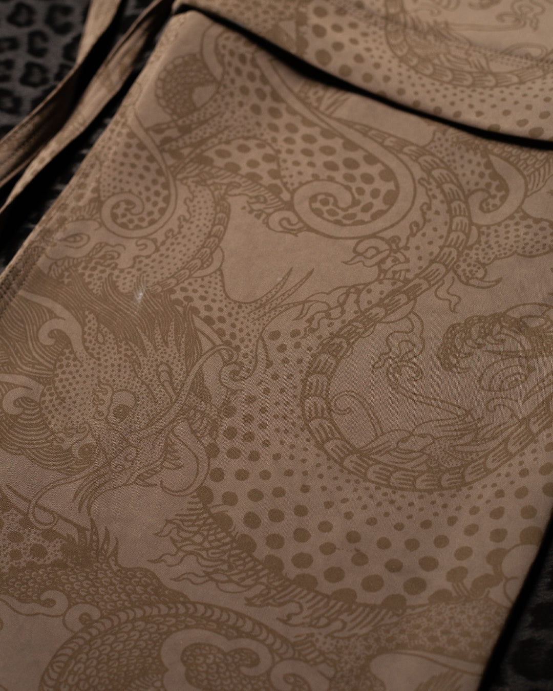 Pants Woman / Baggy Pockets Cupro - Earth Ash DRAGONS