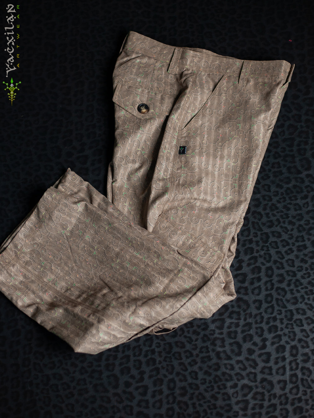 Pants / Baggy Pockets Microfiber Strippes - REBIRTH OF IKARO Earth