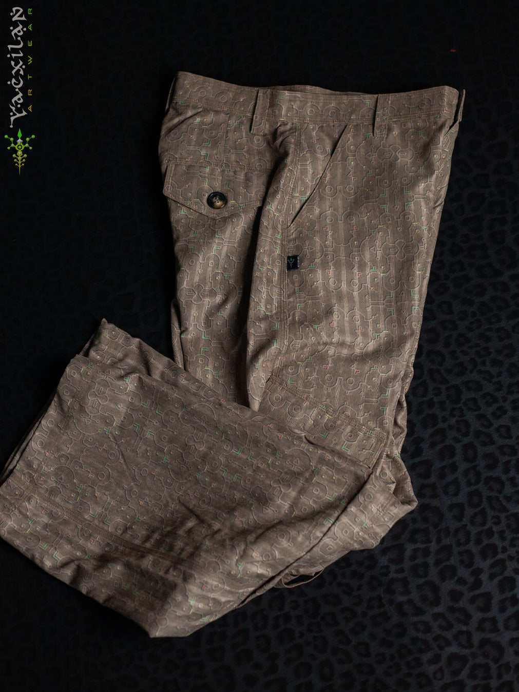 Pants / Baggy Pockets Microfiber Strippes - REBIRTH OF IKARO Earth
