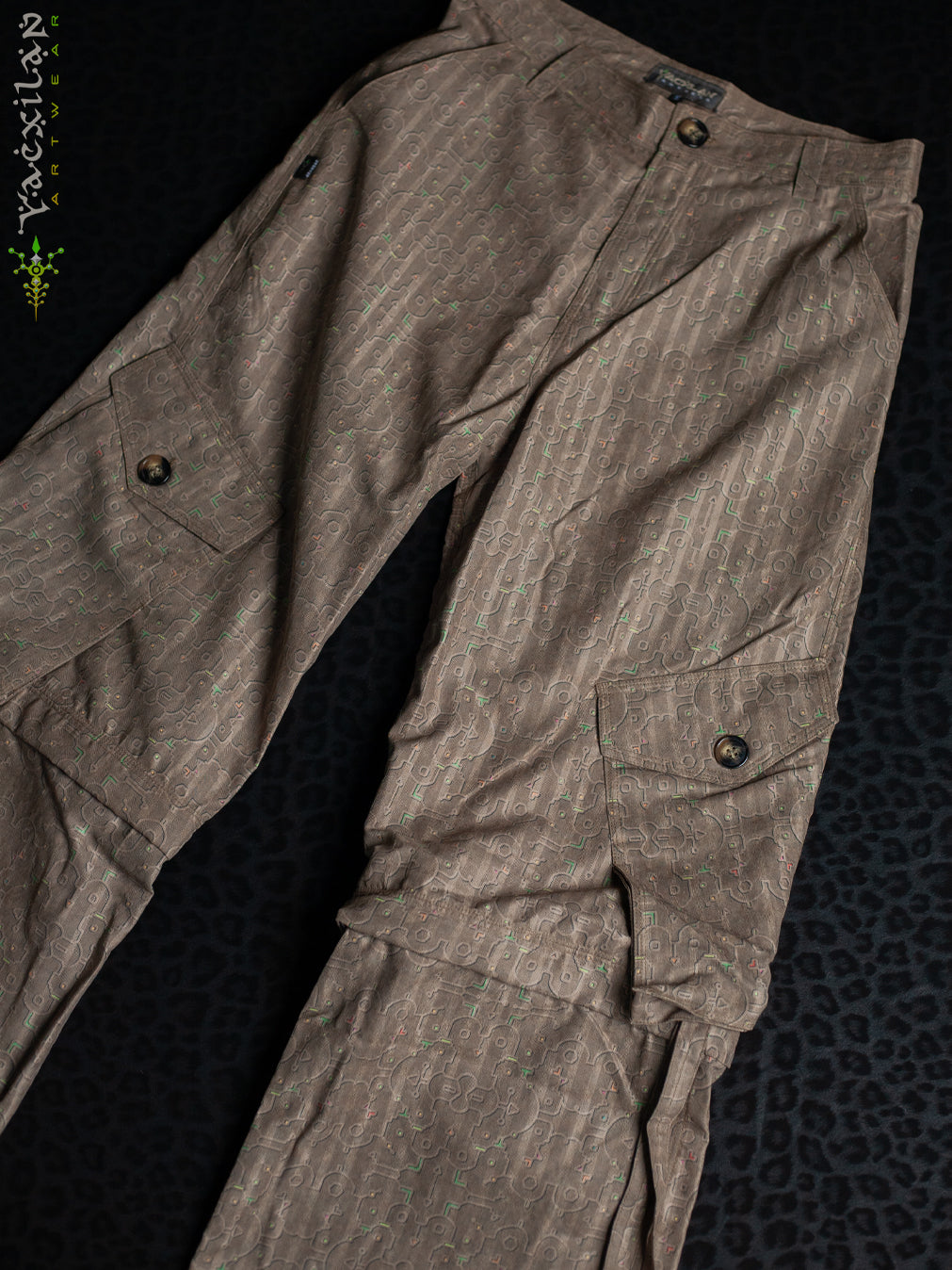 Pants / Baggy Pockets Microfiber Strippes - REBIRTH OF IKARO Earth