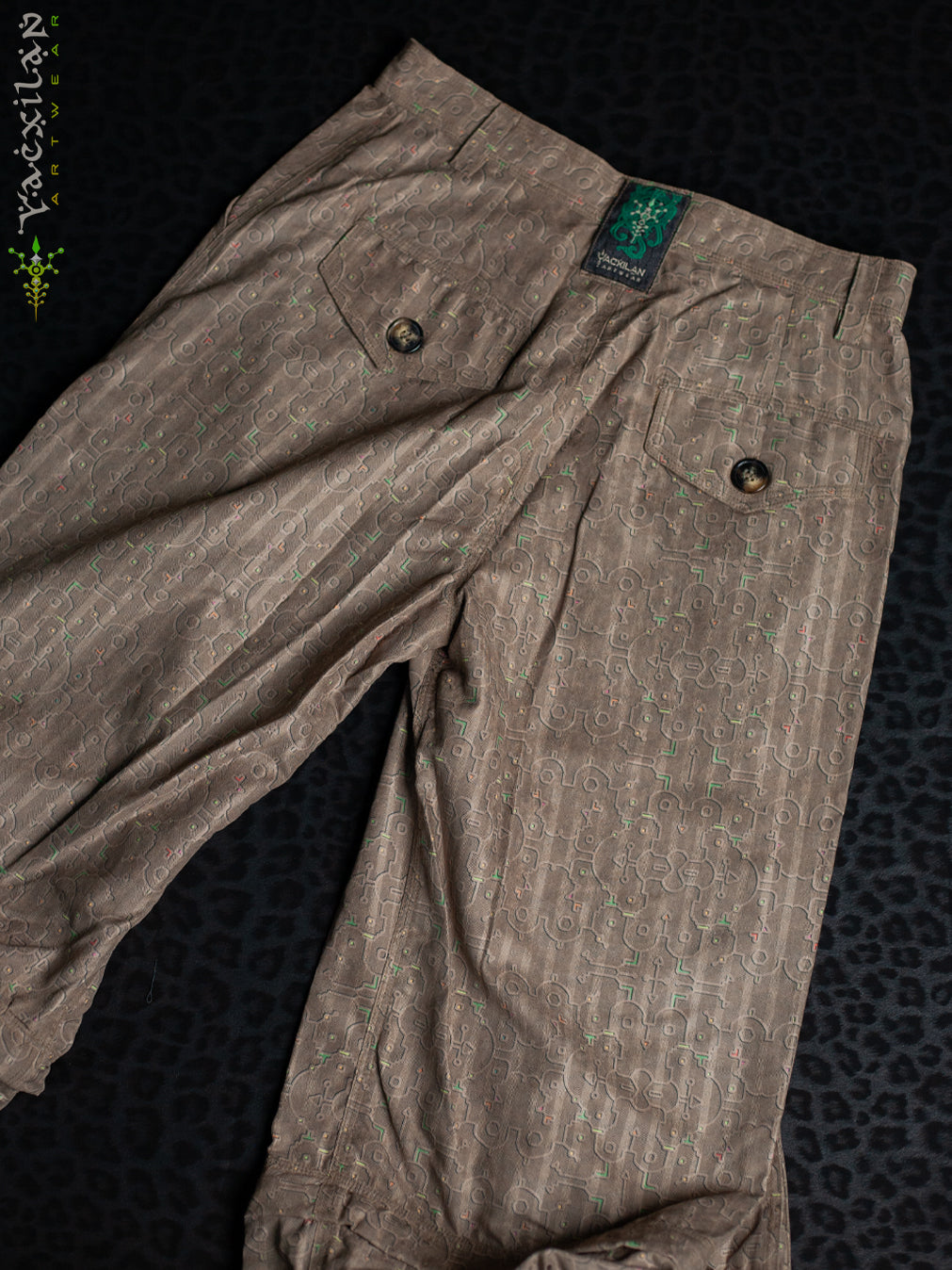 Pants / Baggy Pockets Microfiber Strippes - REBIRTH OF IKARO Earth