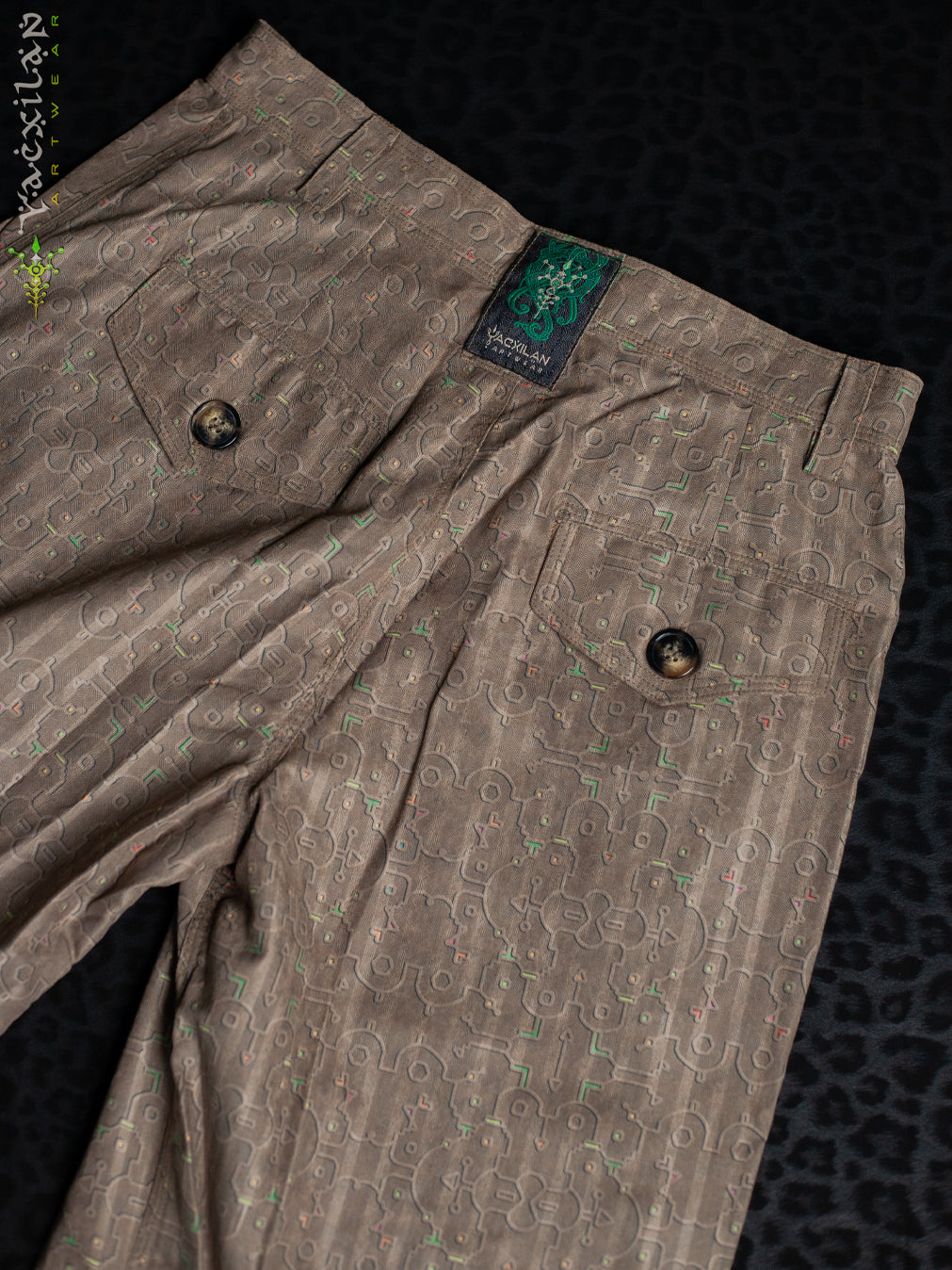 Pants / Baggy Pockets Microfiber Strippes - REBIRTH OF IKARO Earth