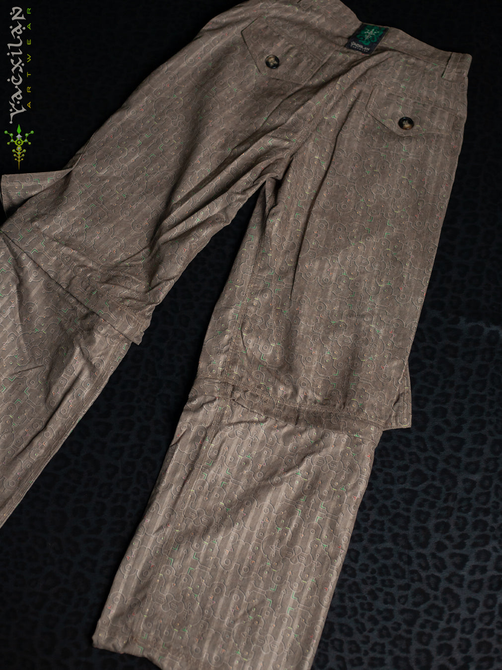 Pants / Baggy Pockets Microfiber Strippes - REBIRTH OF IKARO Earth