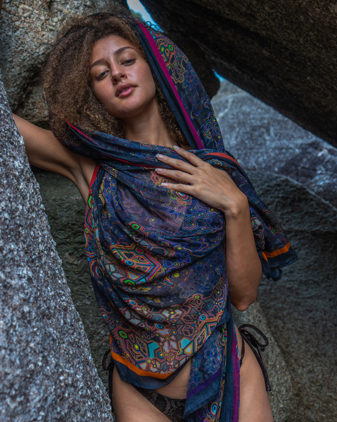 Scarf / Pareo Bamboo - ASTROCORAL
