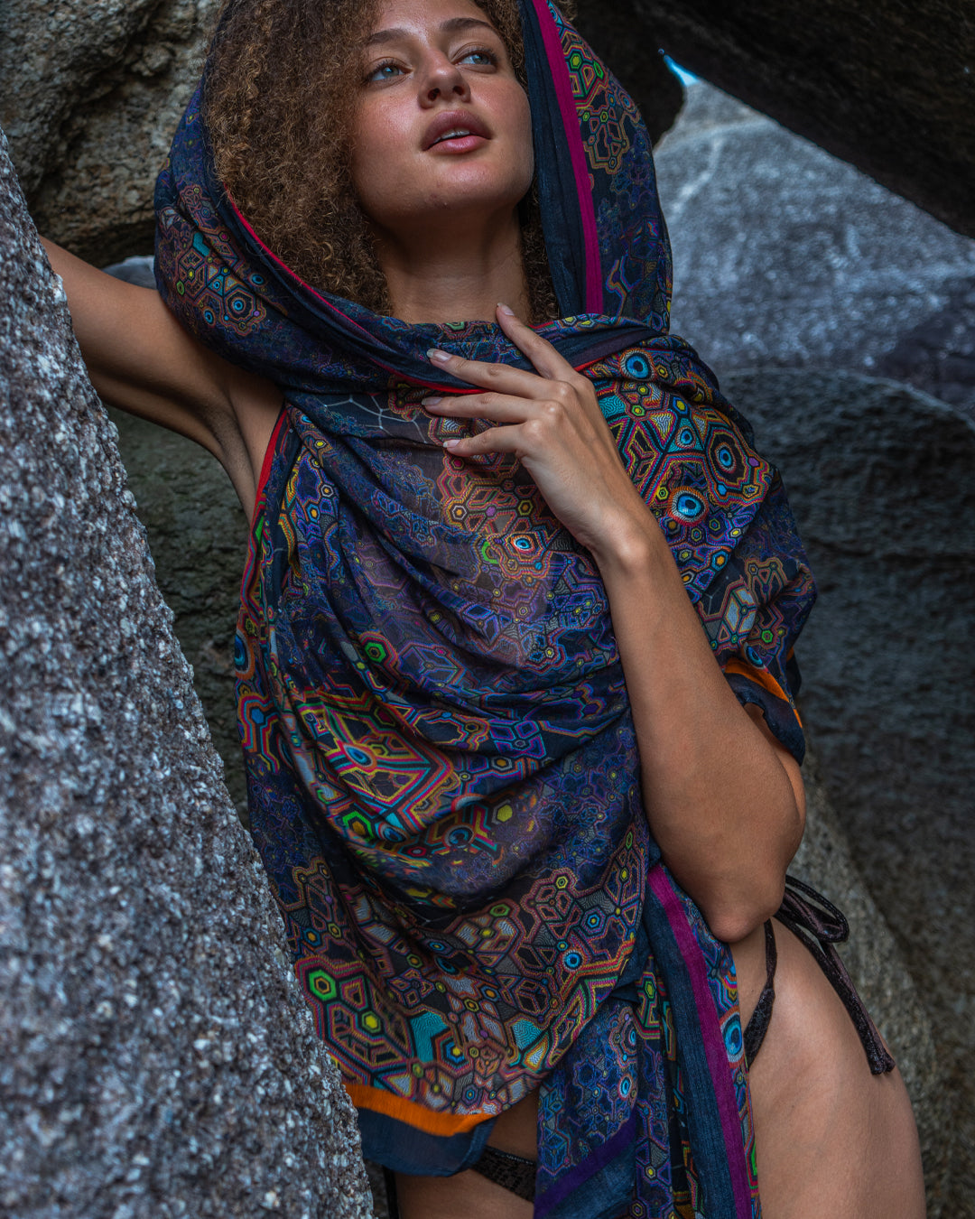 Scarf / Pareo Bamboo - ASTROCORAL