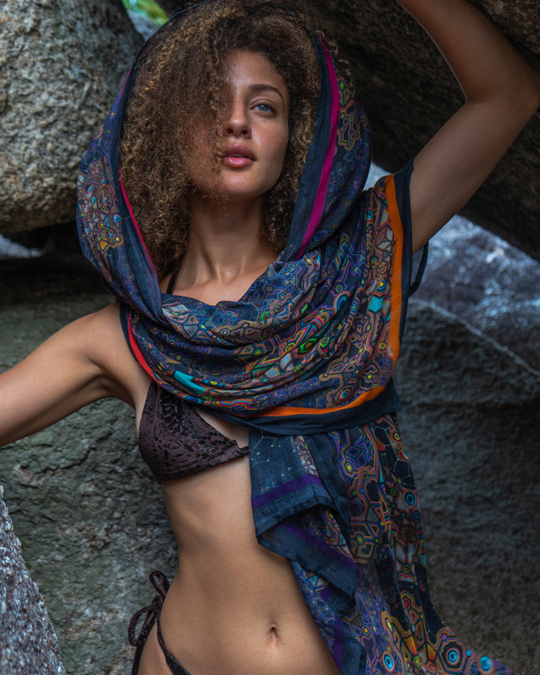 Scarf / Pareo Bamboo - ASTROCORAL