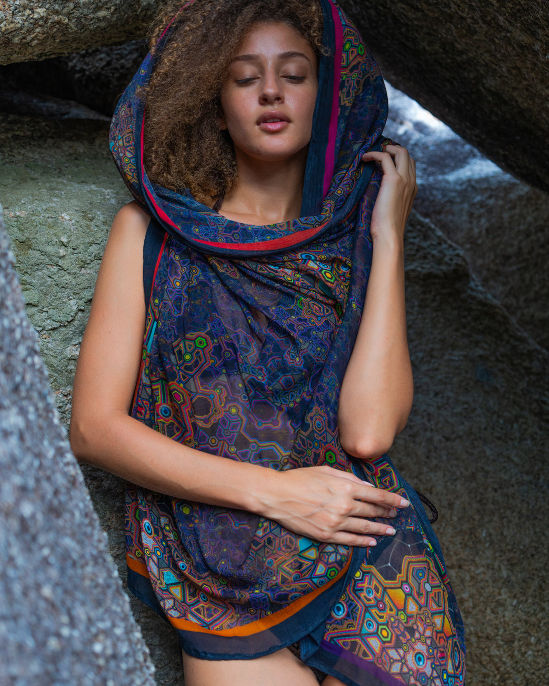 Scarf / Pareo Bamboo - ASTROCORAL