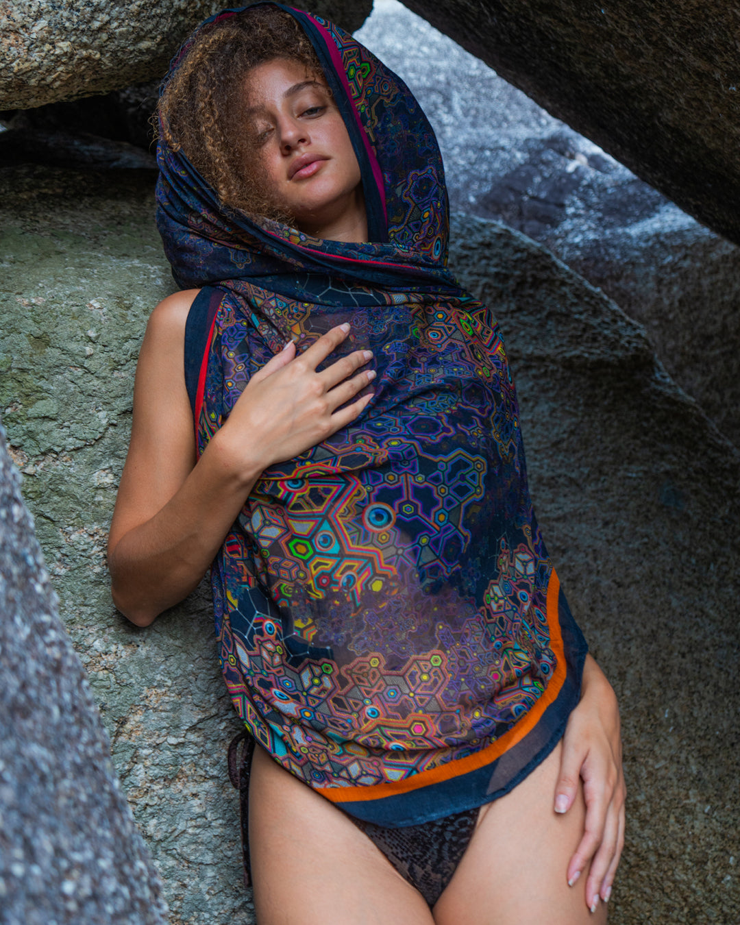 Scarf / Pareo Bamboo - ASTROCORAL