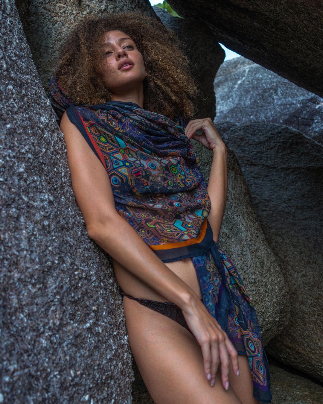 Scarf / Pareo Bamboo - ASTROCORAL