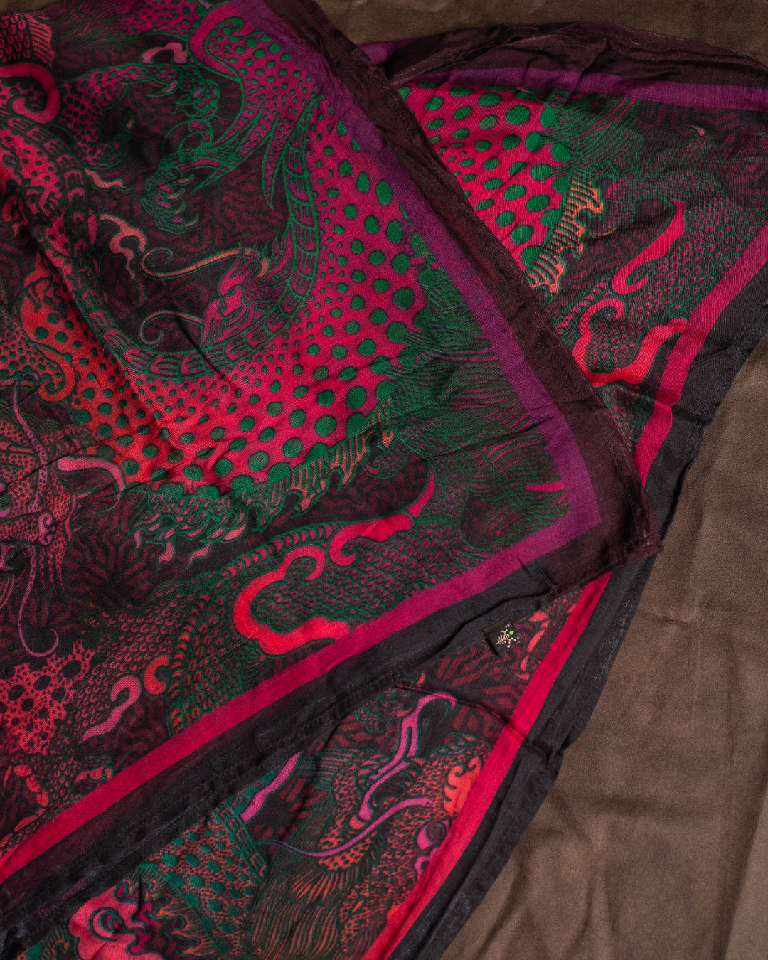 Scarf / Pareo Bamboo - FIRE DRAGONS Line