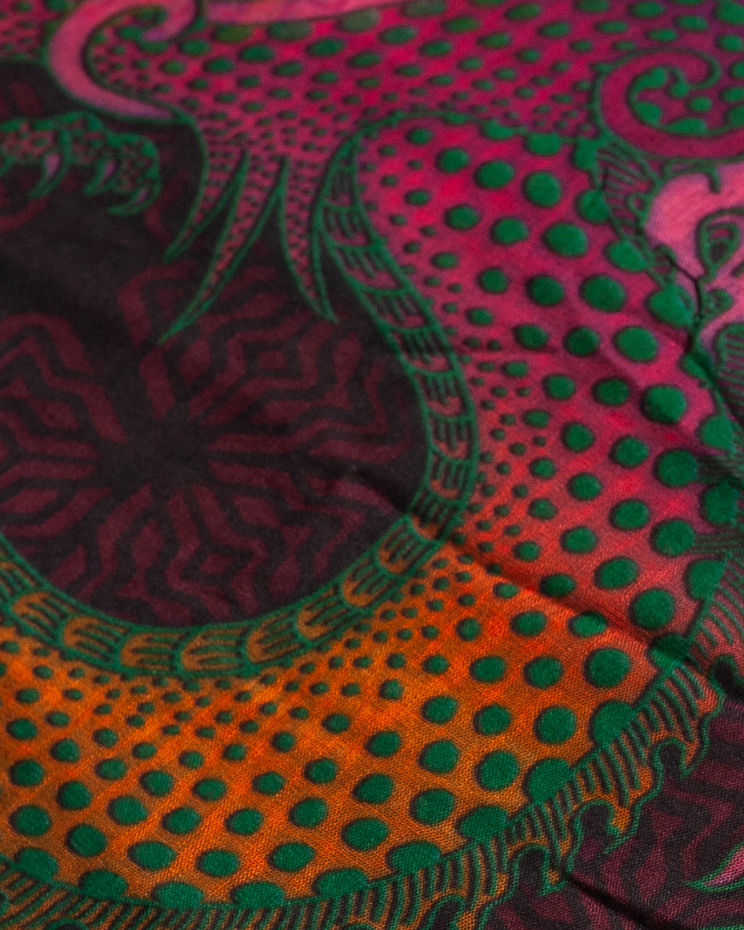 Scarf / Pareo Bamboo - FIRE DRAGONS Line